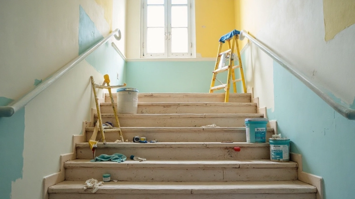 Jak pomalować klatkę schodową