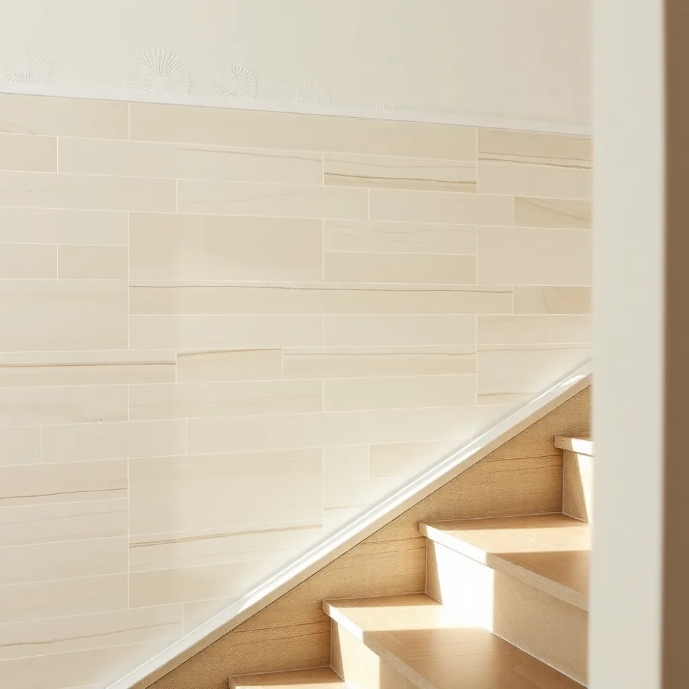 Płytki na ścianę na klatkę schodową