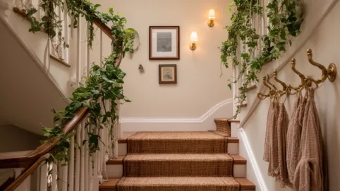 Dekoracja klatki schodowej w domu
