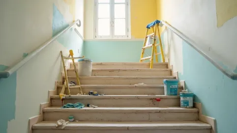 Jak pomalować klatkę schodową