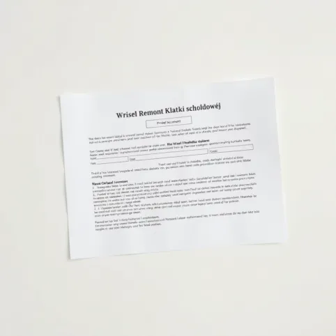 Wniosek O Remont Klatki Schodowej Wzór