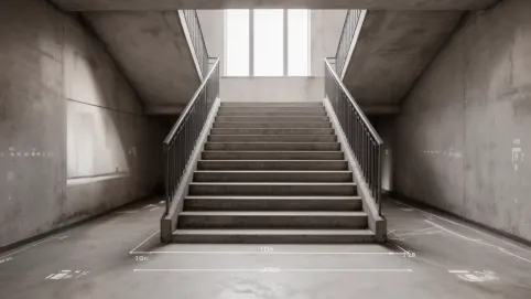 Wymiary klatki schodowej w budynku wielorodzinnym