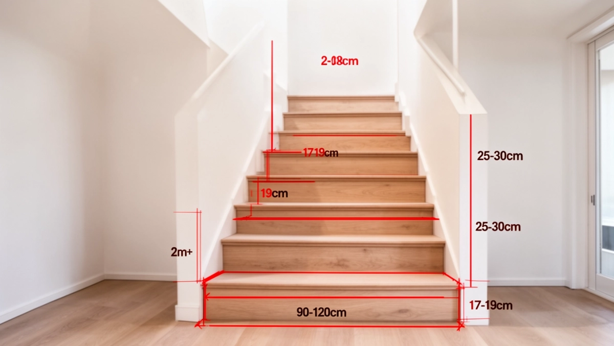 Wymiary klatki schodowej