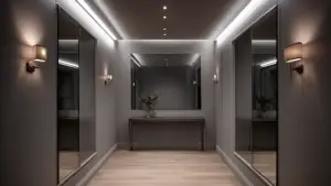 Ciemny przedpokój aranżacje
