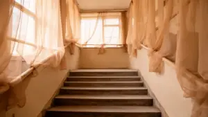 Firanki na klatkę schodową