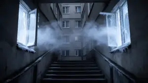 Wyziębianie klatki schodowej